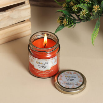 Boxglee Sandalwood Scented Big Jar Candles