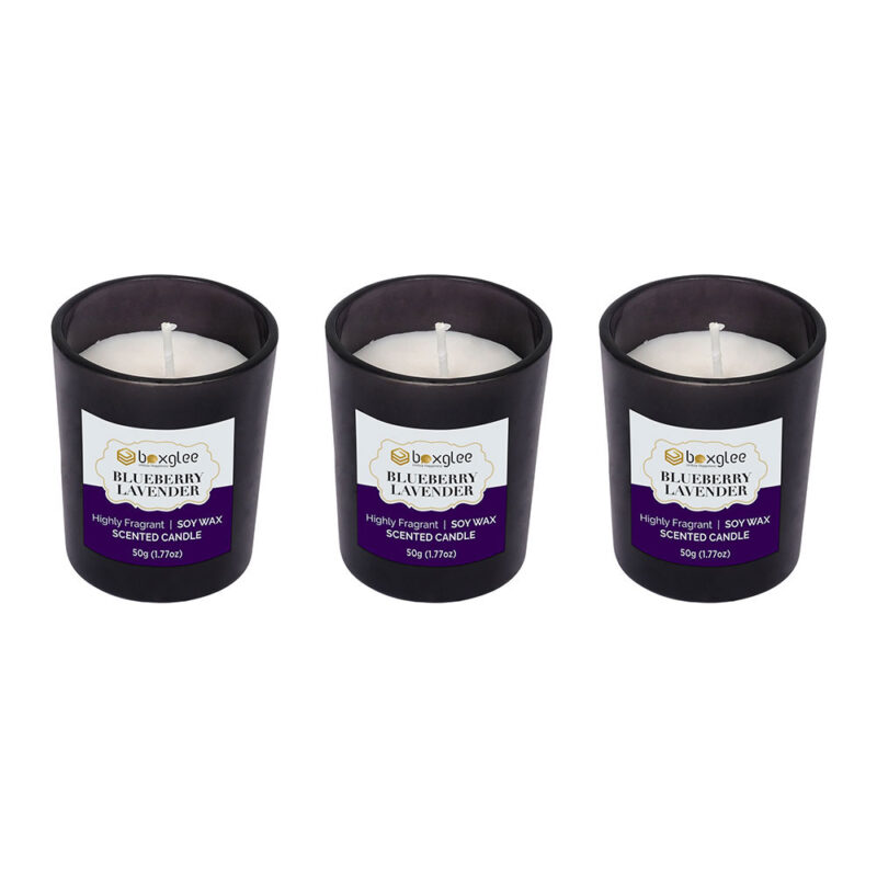 votive scented candles for home decor blueberry lavender fragrance