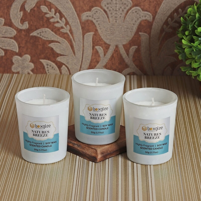 Votive Scented Candles Nature Breeze Fragrance