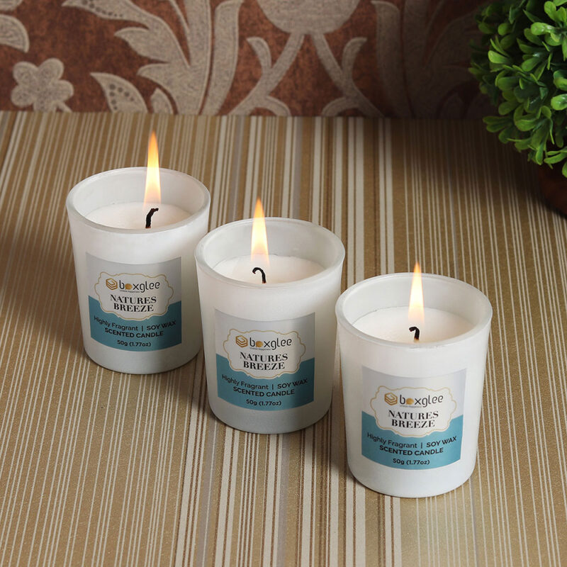 Votive Scented Candles Nature Breeze Fragrance